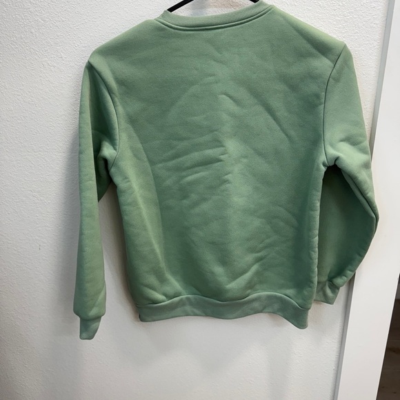 SHEIN Kids Green Graphic Sweatshirt – Size 10Y - Picture 4 of 4